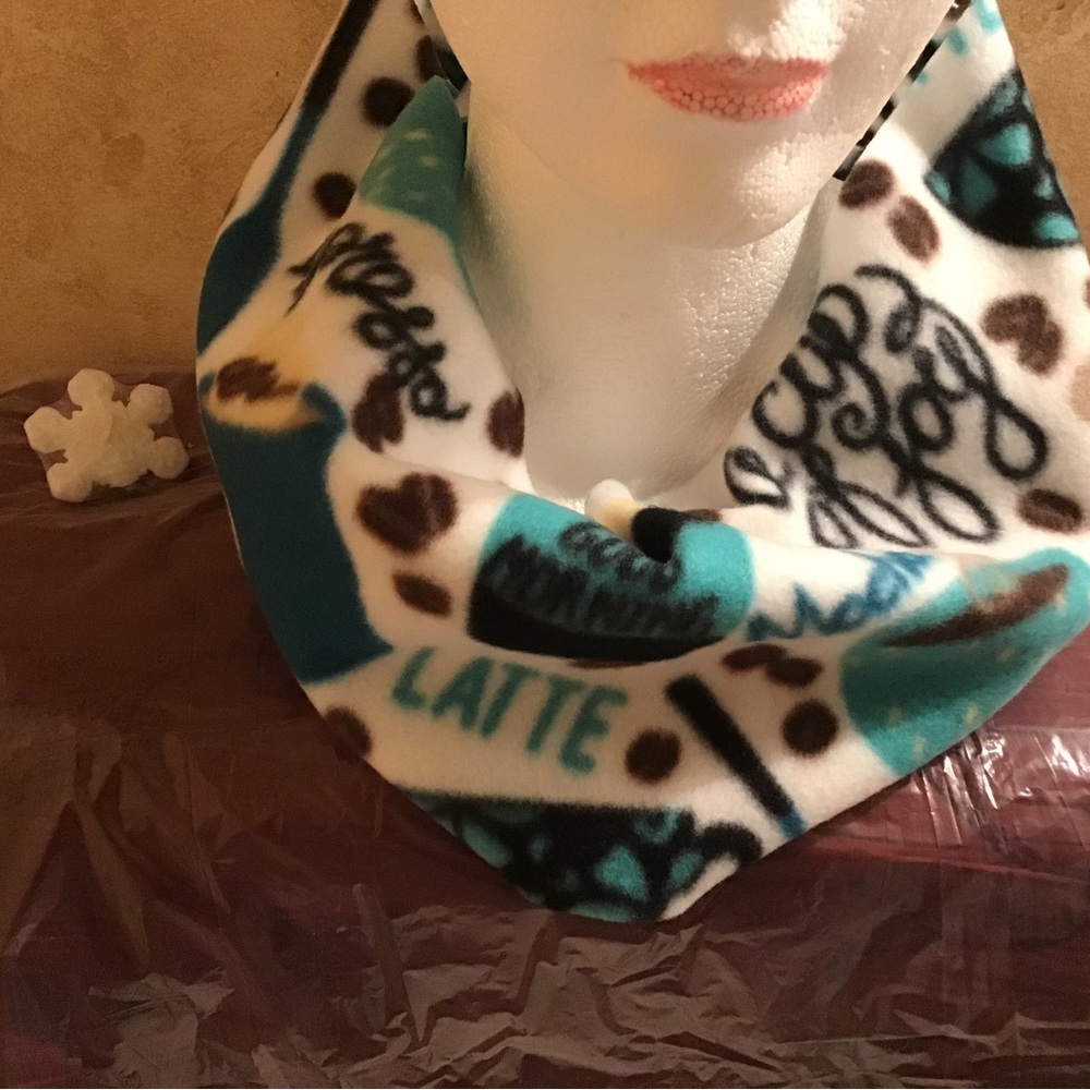 Coffee Infinity Winter Scarf